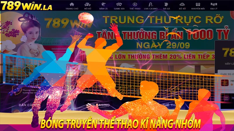 Bóng truyền thể thao kĩ năng nhóm