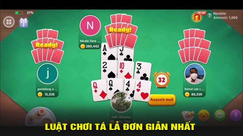 Luật chơi Tá Lả đơn giản nhất tại nhà cái bet88